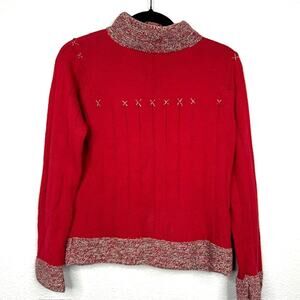 david brookes Petite Small Hand Knit Custom Sweater Rust